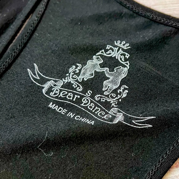 Bear Dance Black Crochet Elephant Tank - Picture 5 of 5